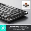 Teclado Mecânico Sem Fio Minimalista de Desempenho Logitech KX850CT MX MECHANICAL MINI Tátil Eixo Marrom Sem Teclado Numérico Sensação de Digitação Silenciosa Especialmente