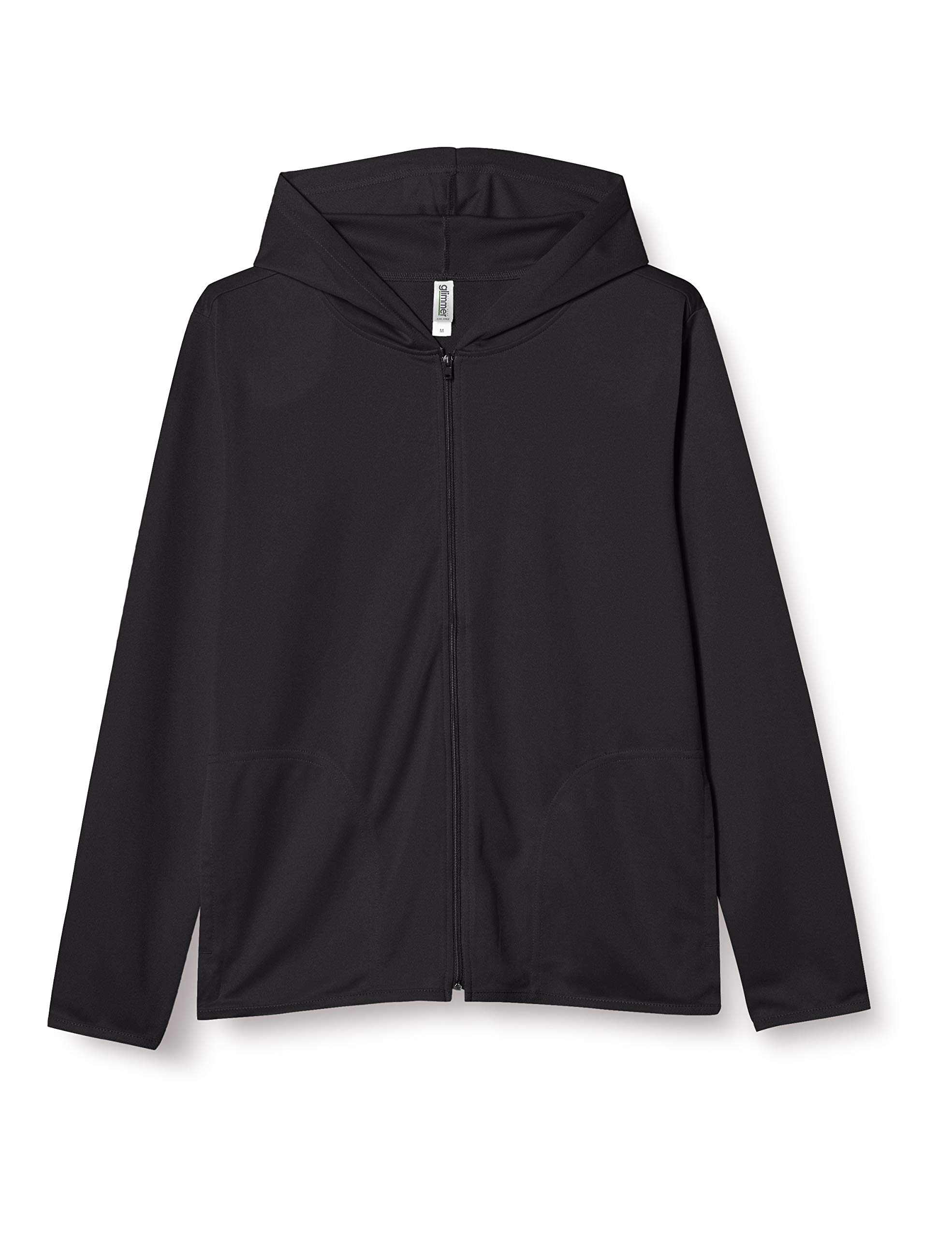 

Glimmer Long Sleeve oz Dry UV Zip Hoodie Size L to Japanese size Men s 4.4 (00338-AMZ), Black, (equivalent L) чёрный