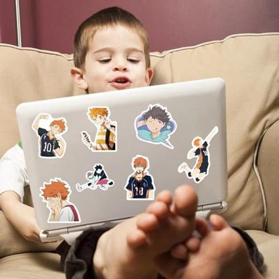 50 pieces Haikyuu sticker set cute anime seal stylish waterproof doodle popular DIY bicycle notebook laptop snowboard skateboard luggage suitcase case