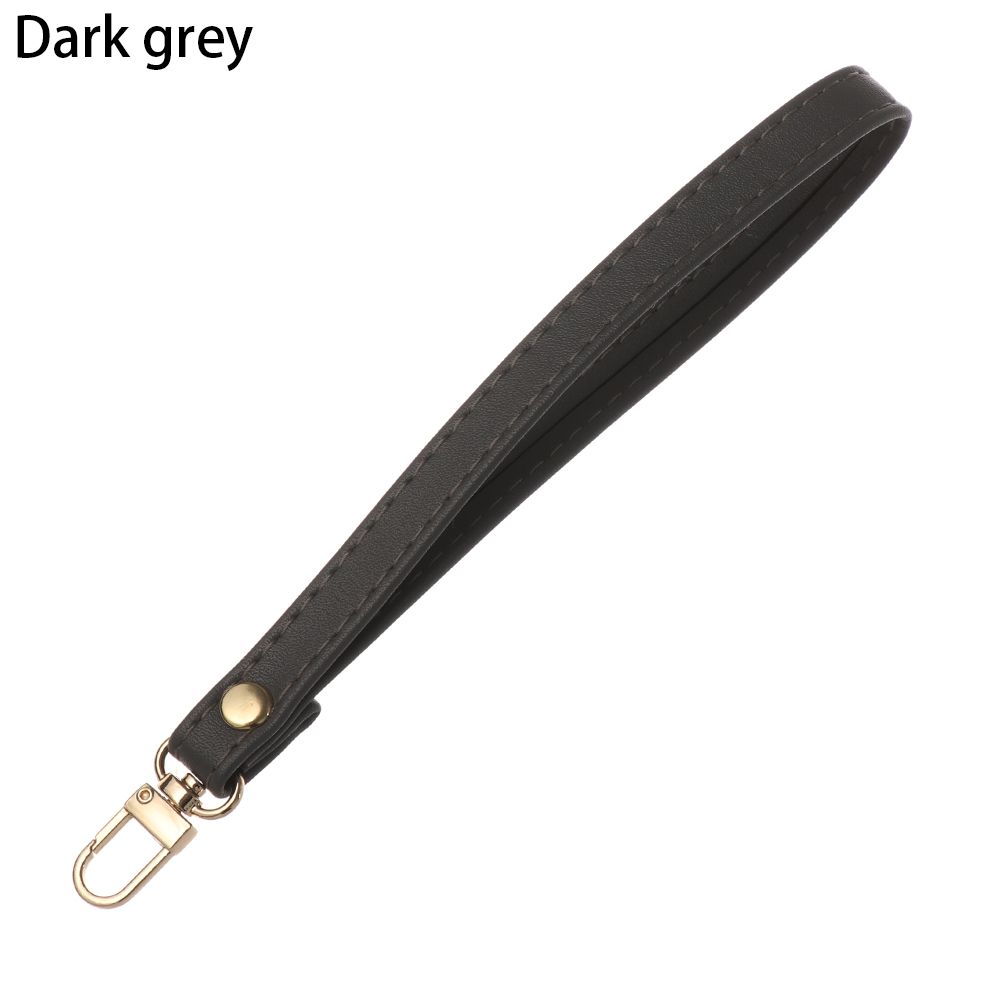 Metal Bag Wrist Strap Key Belt Wallet Strap Belt Waterproof Handbag Straps PU Leather