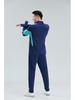 Autumn Winter College Student Football Training Set: Half-Zip Long-Sleeve Jersey & Children's Competition Team Uniform