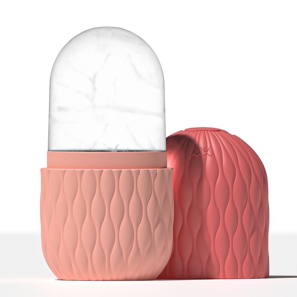 Ice Roller for Face & Eye Beauty Self Skin Care Tools Ice Holder Facial Cube Gua Sha Face Massage Ice Mold for Face Skin Tighten