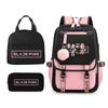 School Season Student Schoolbag Digital Printing Polyester Backpack Cartoon Satchel Pencil Case