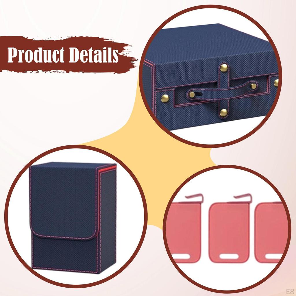 Card Storage Box Gathering Deck Organizer Holder for Baseball Cards