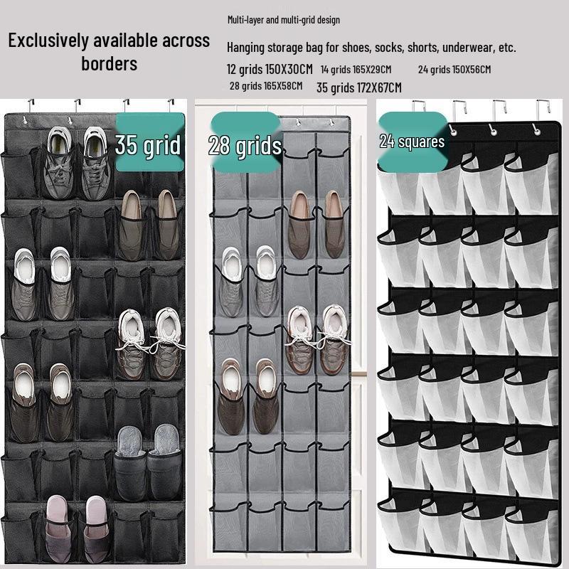 Temu Wall-Mounted Multifunctional Hanging Shoe and Sundries Storage Bag