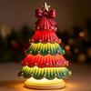 Xmas Tree LED Night Light Lighting Christmas Decor Creative Design Desktop Ornament Novelty for