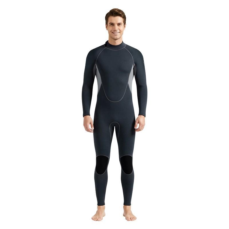 3mm Full Body Wetsuit Men Chloroprene Neoprene Diving Surfing Snorkeling Winter Swimming Thermal Protection