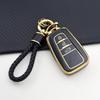 3 Buttons Tpu Anti-Scratch Car Key Case Cover For Toyota Camry Chr Corolla Rav4 Avalon Prado Prius - Key Chain Key Rings