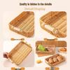 Chengxuan Chinese Style Imitation Rattan Serving Tray