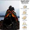 1Pc Gothic Glass Reaper Flannel Blanket, Soft And Comfortable, Casual Warm, Camping Travel, Christmas, Halloween Xmas Gift. G13