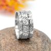 Handmade Meditation Spinner Ring Solid 925 Sterling Silver Fine Jewelry Men's Ring Christmas Gift