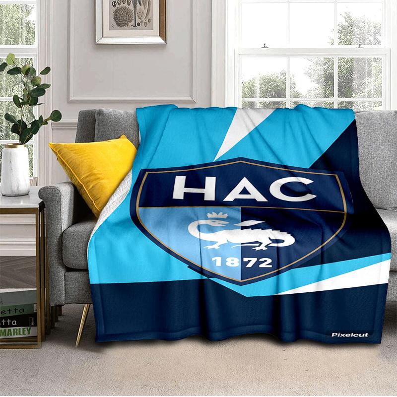 Havre Crest Blanket Lightweight Ideal Bedding Blanket Perfect for Travel, Camping, Living Rooms, Offices, Sofas, Fan Christmas gift