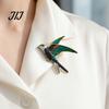 Oil Dripping Bird Pin Swallow Brooch for Women, Enamel Lapel Pin, Decorative Alloy Badge Coats Suits Dresses Scarves
