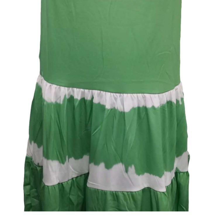 Women's 2025 Tie-Dye Sling Dress - Solid Colors Available