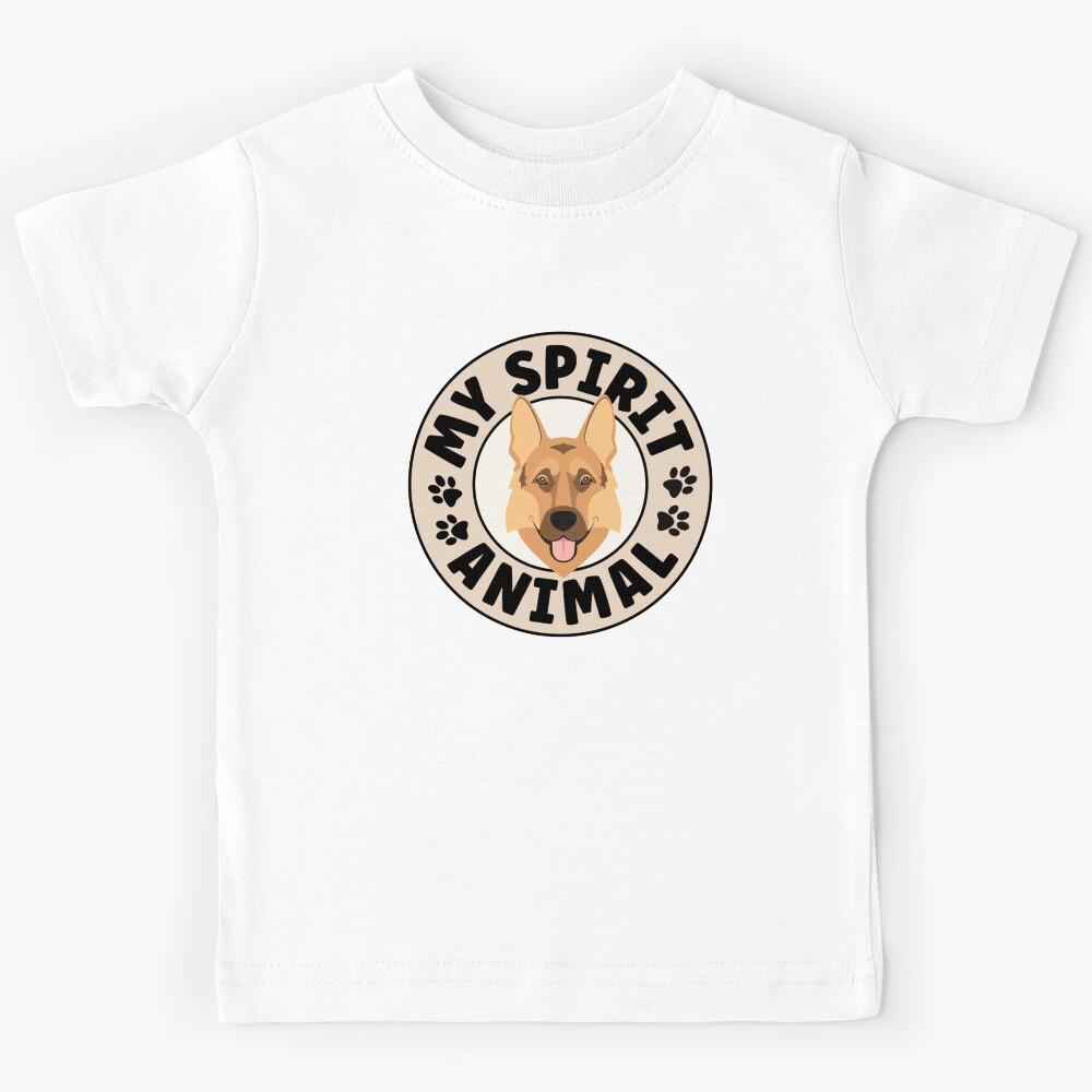 German Shepherd Is My Spirit Animal Kids T-Shirt 160