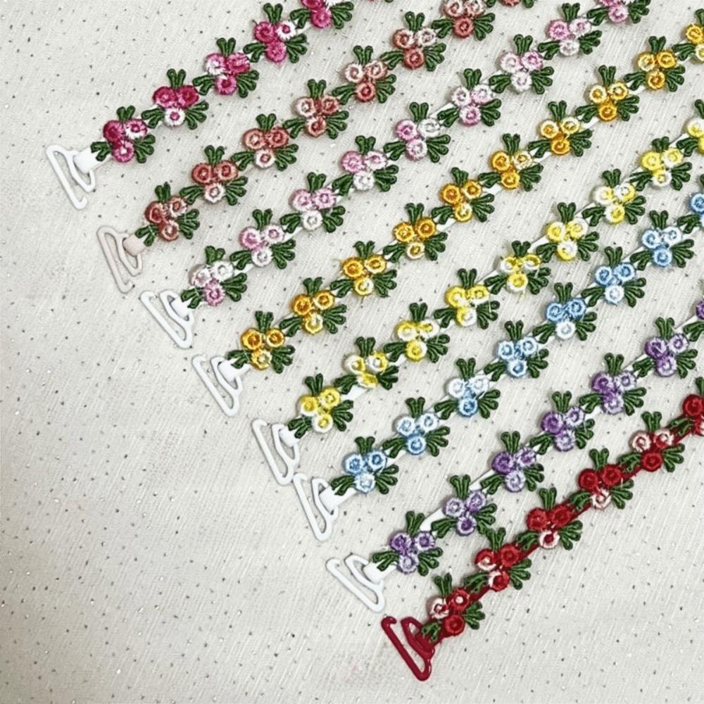 Removable Floral Shoulder Belts Lace Bra Straps Replacement New Floral Bra Straps