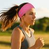 Non-Slip Yoga Fitness Hair Band Pure Color Knitted Yoga Headband New Fitness Hairband  Cycling
