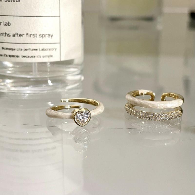 Summer Fashion 2023 Heart Ring For Women With Adjustable Copper Band And Design Stylish