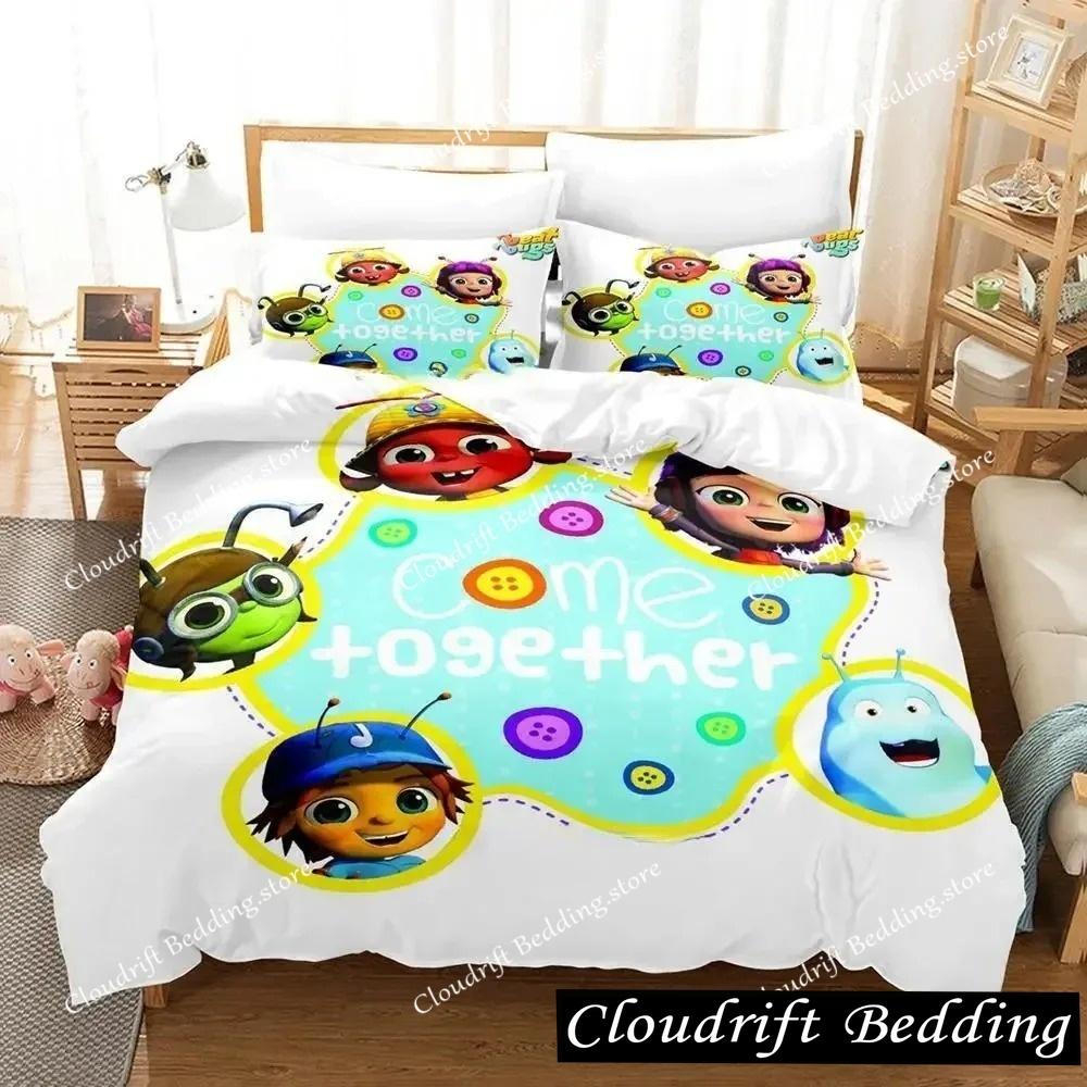 Set Biancheria da Letto Beat Bugs Singolo Twin Full Queen King Size Set Letto Adulto Bambino Camera da Letto Copripiumino Set Stampa 3D Anime Set Lenzuola