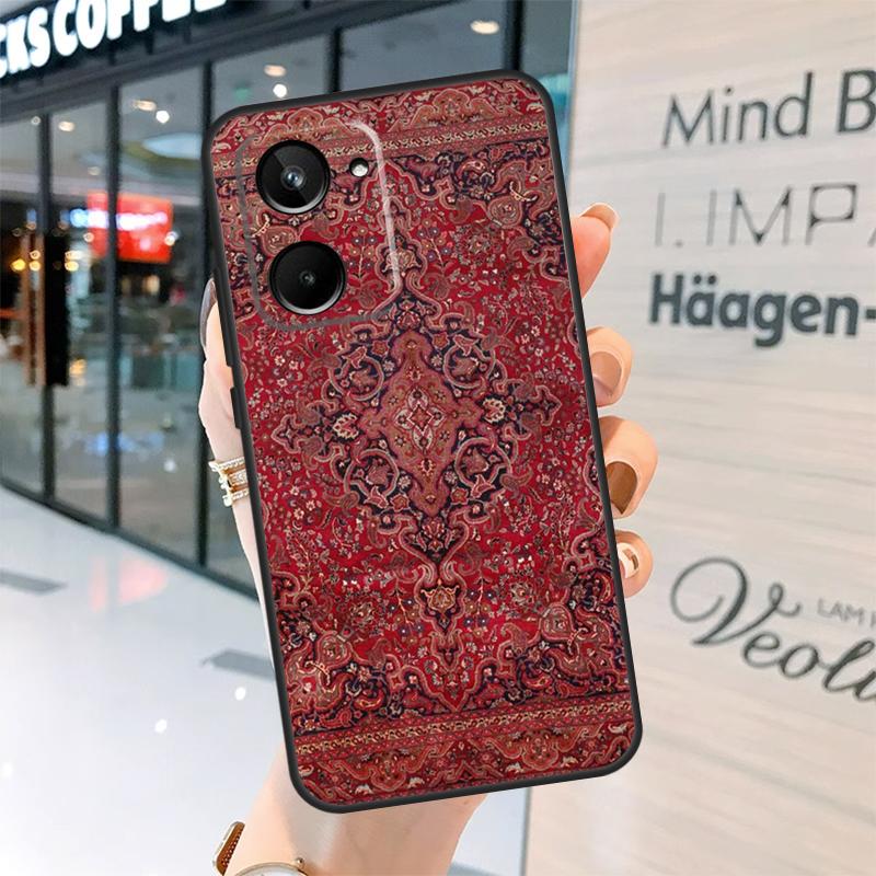 

Чехол с рисунком персидского ковра для Realme 15 14 13 12 11 Pro Plus GT6 GT7 Pro C55 C51 C35 C53 C61 C65 C67 C63 C71 C75 Realme C35