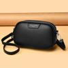 Neue Damen Umhängetasche aus echtem Leder - Klein, modisch, Retro Schultertasche quadratisch