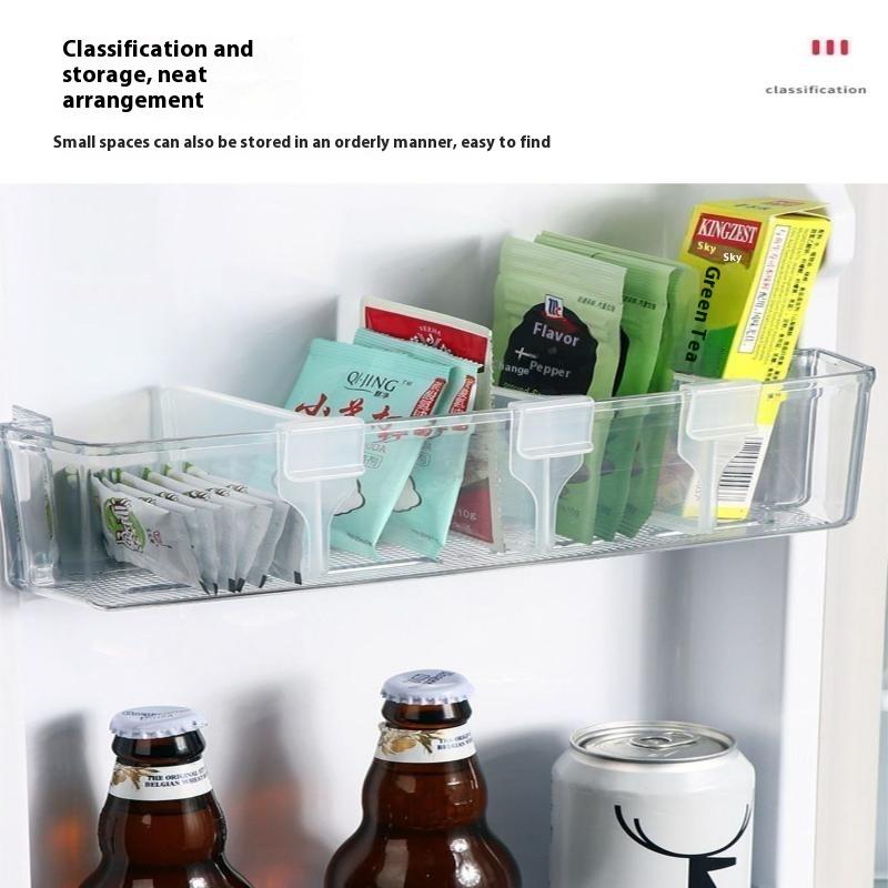 10/20Pcs Refrigerator Kitchen Organizer Shelf Storage Dividers For Eggs Bottles Items Organizer