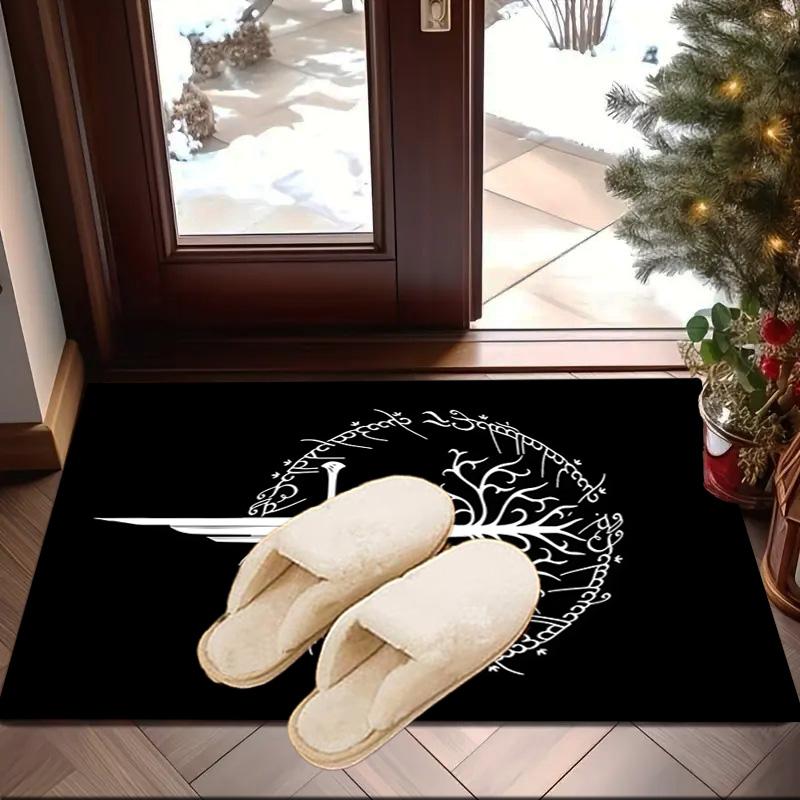 Tree Of Life Sword Symbol Carpet, Chair Rug,Rug for Office Bedroom Living Rooms, Doormat Decor Fan Gift Christmas Gift