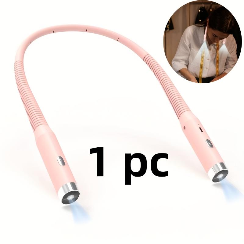 1 rechargeable and adjustable neck reading light bookshelf gift with 3 lighting modes