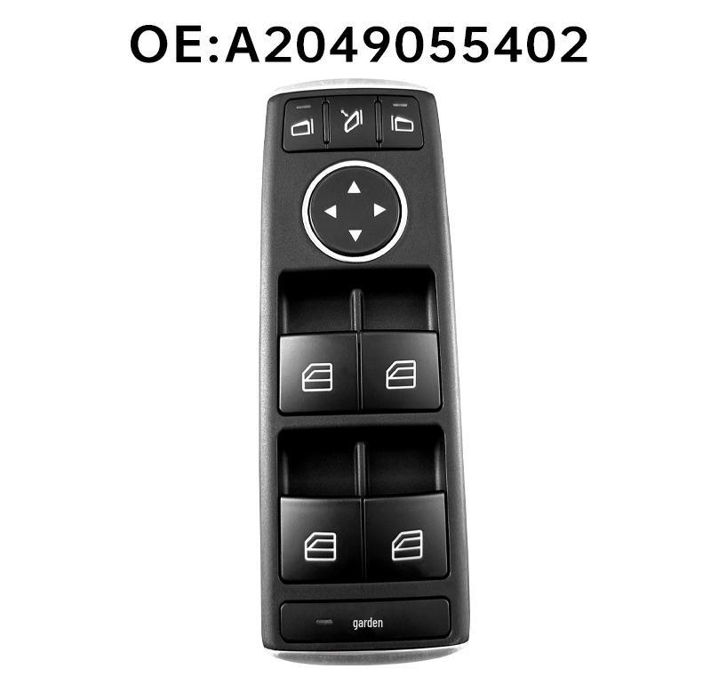 A2049055402 Fits the Driver's Side Window Lift Switch with Folding Mirror for Mercedes-Benz GLA-Class.