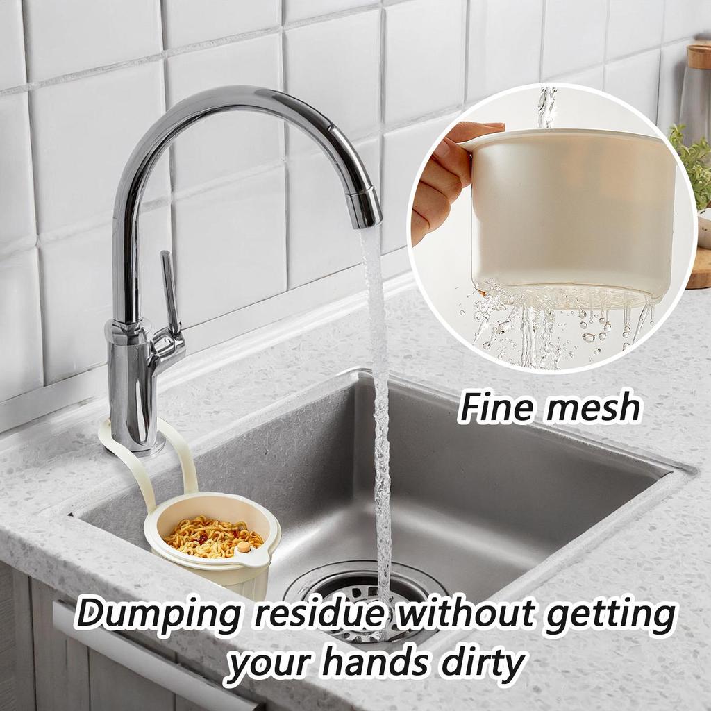 Sink Strainer Basket Corner Sink Food Drain Basket Filter Mesh Design Waste Filter Fruit Catcher for Buffet Restaurant Vegetable