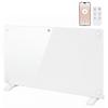 1500W Smart Panel Heater Wall Mounted & Freestanding, Electric Heater with Weekly Timer, Open Window & Anti-Frost, White