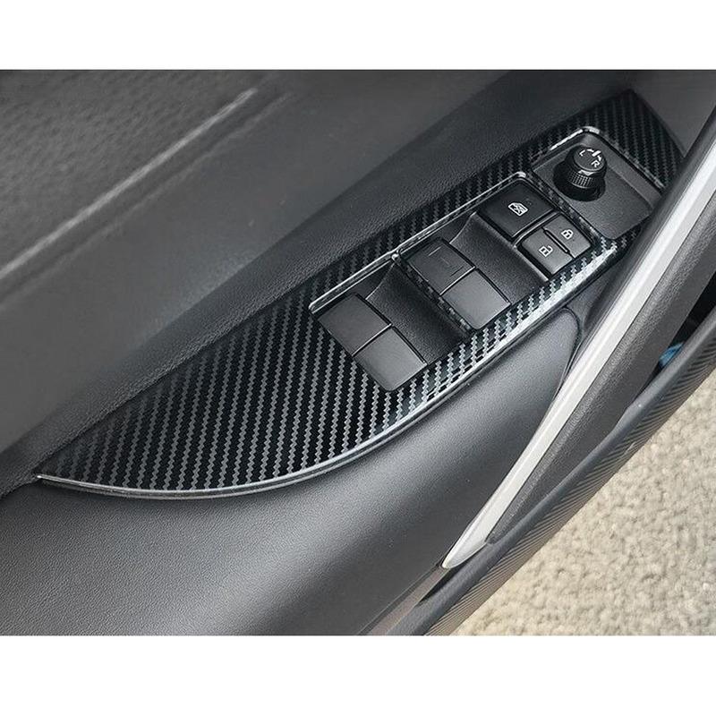 ABS/Steel Window Glass Lift Switch Panel Cover Trim Decoration Lamp Frame Sticker For Toyota Corolla Cross XG10 2024+
