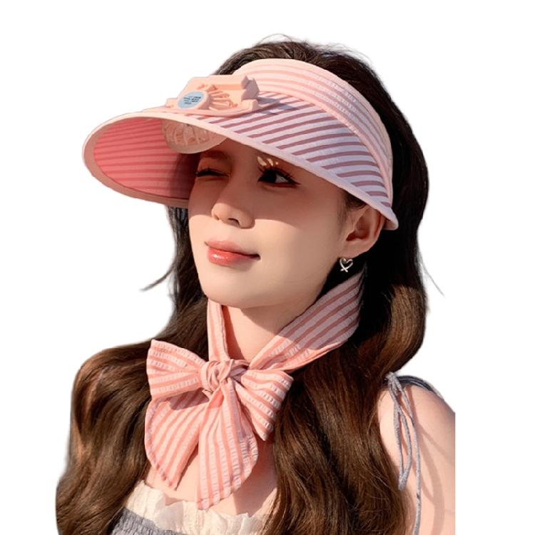 Sunproof Hat with Rotatable Fan Adjustable 3 Speed Wind Modes Cooling Fan Hat for Outdoor Activity Cycling Hiking Gear