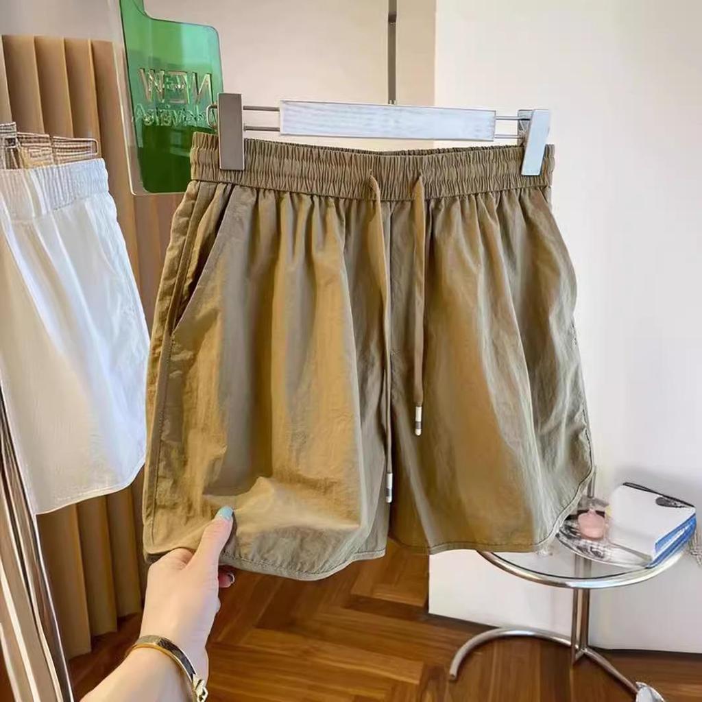 2024 Women's Quick-Dry High Waist Loose Sports Shorts - Slim Fit, Elastic, Wide-Leg, All-Match Summer Casual Wear