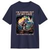 Coming Out of My Cave the Jesus Resurrection Easter Cotton T Shirt For Unisex Summer T Shirts Hippie Tee Shirt Big Size