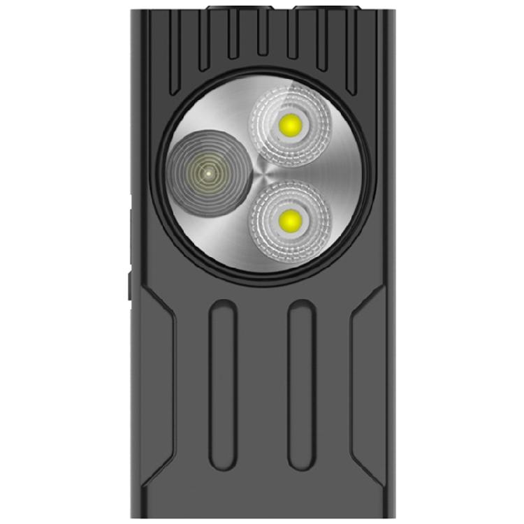 Shockproof LED Torch Flashlights 3 Light Mode Magnetic Base Back Clip USB C Rechargeable For Outdoor Enthusiasts