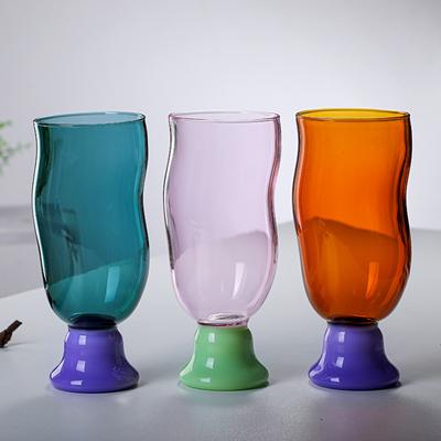 High Borosilicate Glass Stained Glass Water Cup Coffee Cup Beer Mug Tall Cup Tea Cup