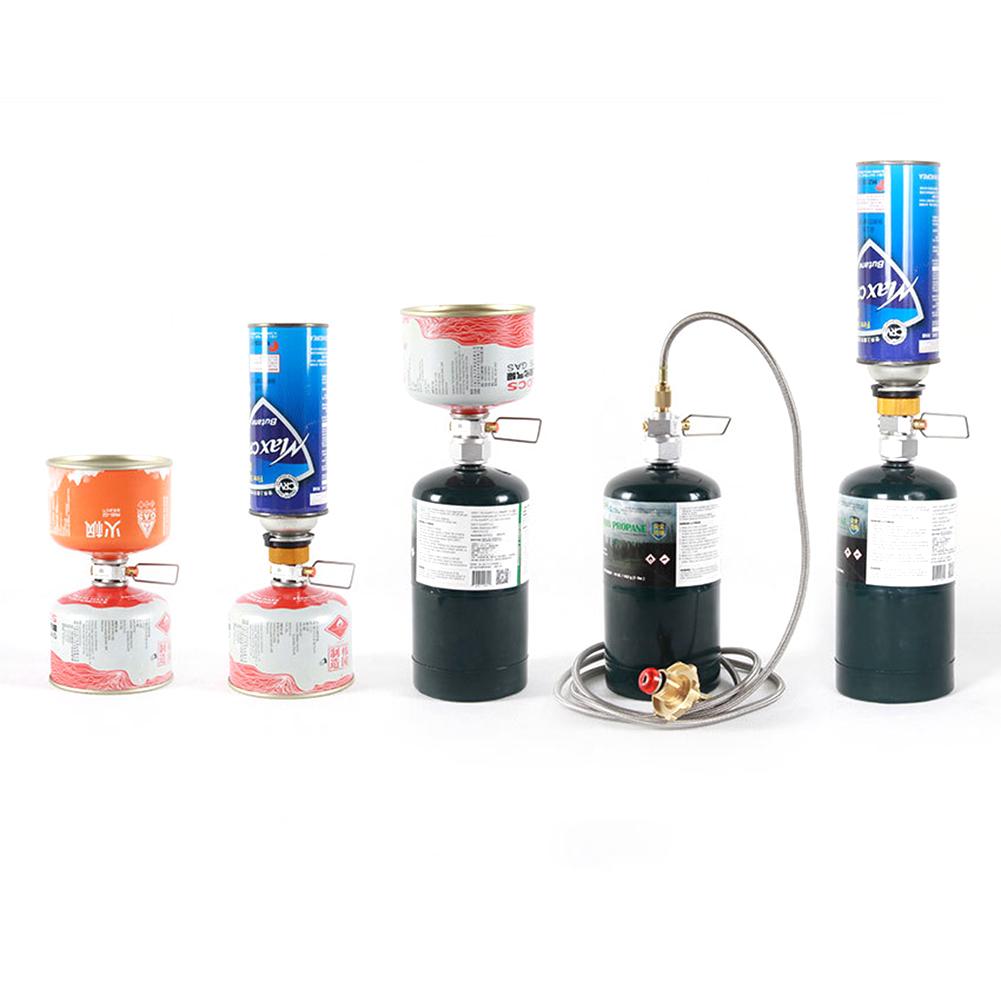 Air Tank Conversion Adapter Rechargeable Reusable Adjustable Stove Refill Adapter Outdoor Camping Supplies