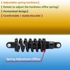 AttLvTu MTB Rear Shock Absorber, 150mm 165mm 190mm Bicycle Coil Spring Suspension, for Mountain Bike E-Bike Wheelchair