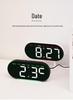 Multifunctional LED Alarm Clock with Large Screen & Atmosphere Light - Model GH8035