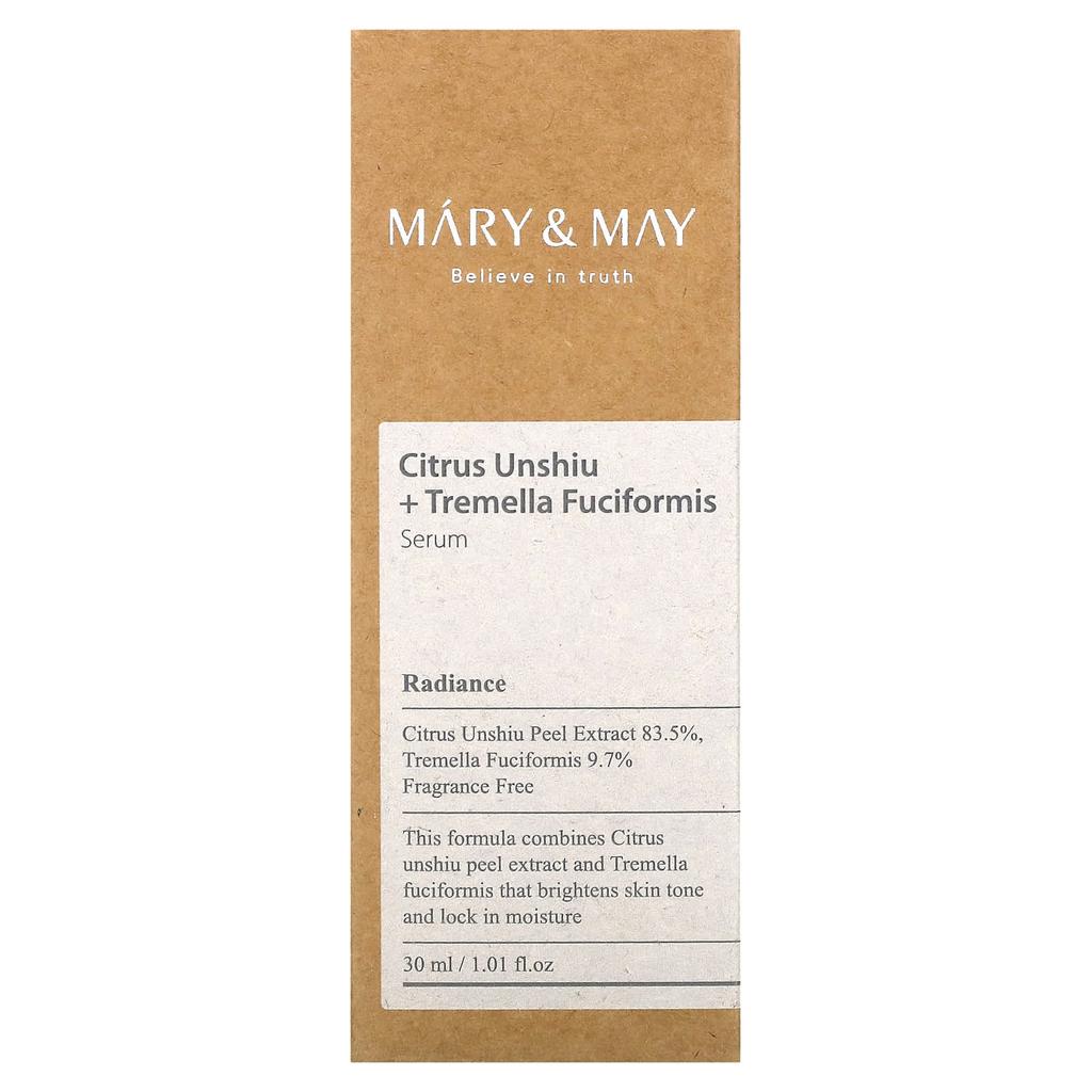 Mary & May, Citrus Unshiu + Mushroom Serum, 1.01 fl oz (30 ml)
