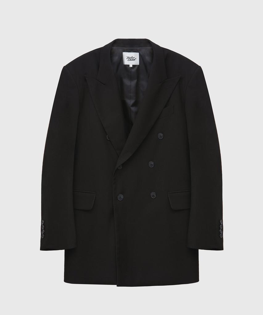 TAILORCHAD [Set] Signature Black Tailored Double Blazer