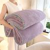 A-Class Lambswool Blanket: Solid Color, Thickened, Autumn/Winter Sofa & Nap Cover