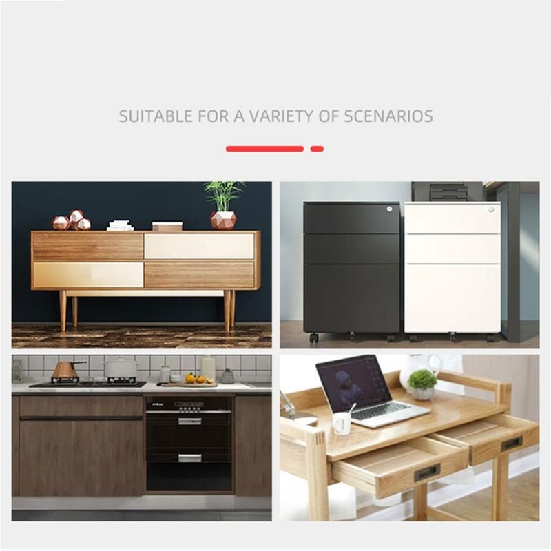 Concealed Drawer Runners Soft Close Undermount Full Extension Cabinet Rails with Locking Devices Rusts Resistant Slides