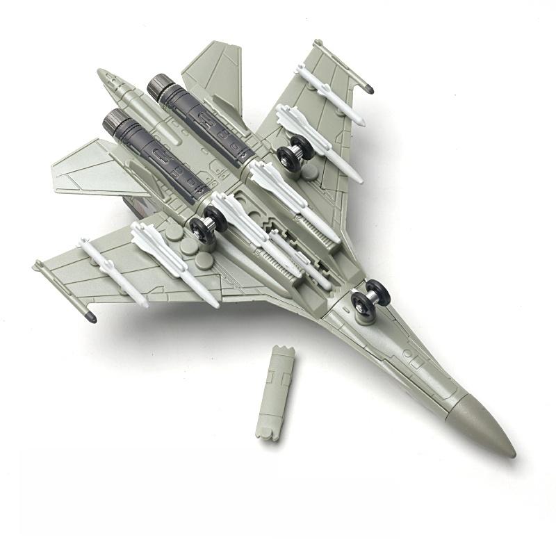 1:100 Russisches SU-35 Mehrzweckkampfflugzeug Modell Kreative Militärserie Bausteine Dekor Zusammengebaute Spielzeuge für Jungen Weihnachtsgeschenke