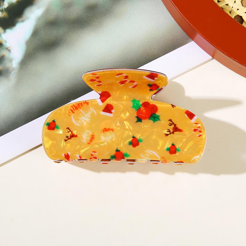 Weihnachts-Haarklammer: Weihnachtsmann, Lebkuchenmann, Schneemann, Rentier - Festliches Haaraccessoire