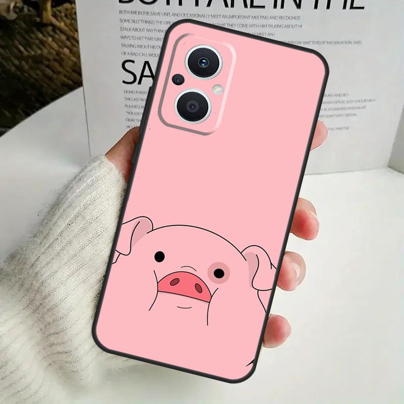 Cartoon Pig Phone Case For OPPO Reno 14F 12F 12 11 13 F 10 Pro 8T 7 8 Lite OPPO Find X9 X8 X6 X5 Pro Cover