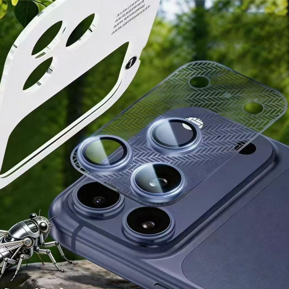 

Оранжевая Серебристая Синяя Закаленная Стеклянная Защитная Сетка для Объектива Камеры для iPhone 17 Pro Max 17Pro Flim Аксессуары для Защиты Телефона iPhone17 Pro Max синий