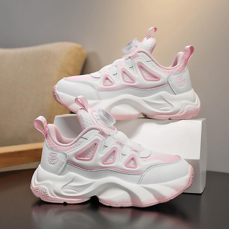28-39 Tamanho Grande Infantil Antiderrapante Resistente ao Desgaste Conveniente Moderno e Casual Sapatos Esportivos para Sapatos de Corrida de Meninas