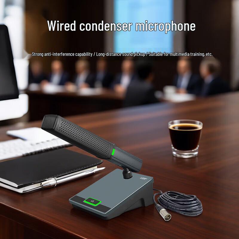 Hustler HT-YK-03 Wired Desktop Condenser Microphone